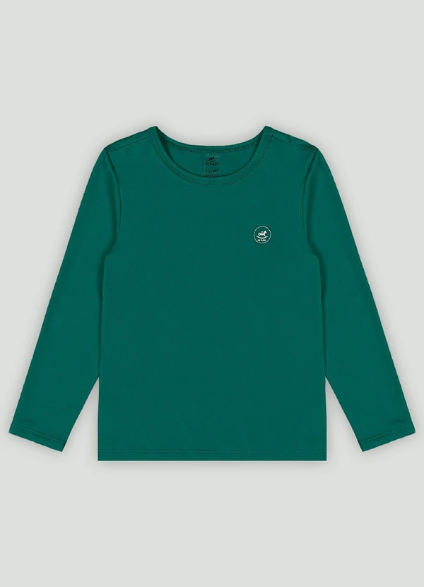 Up Baby - Camiseta em Malha Fps+50 Up Baby Verde