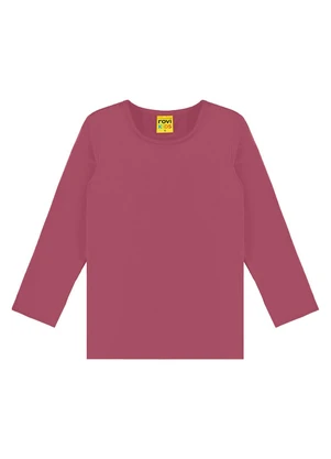 Rovi Kids - Camiseta Feminina Manga Longa Térmica Vermelho - ROVI KIDS
