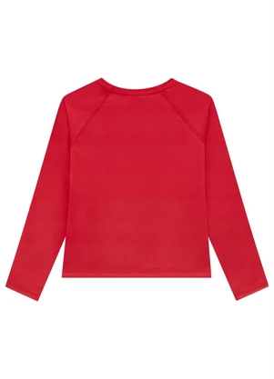 Brandili - Camiseta Infantil Malha Uv Vermelho - BRANDILI
