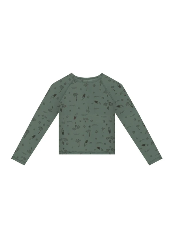 Brandili - Camiseta Infantil Menino em Malha Uv Verde 3