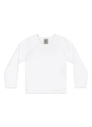 Quimby - Camiseta Térmica Infantil Unissex Branco - QUIMBY