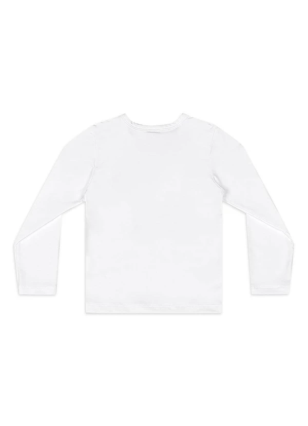 Quimby - Camiseta Térmica Infantil Unissex Branco 2