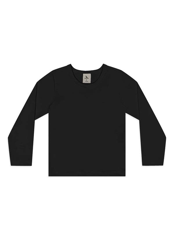 Quimby - Camiseta Térmica Infantil Unissex Preto 3