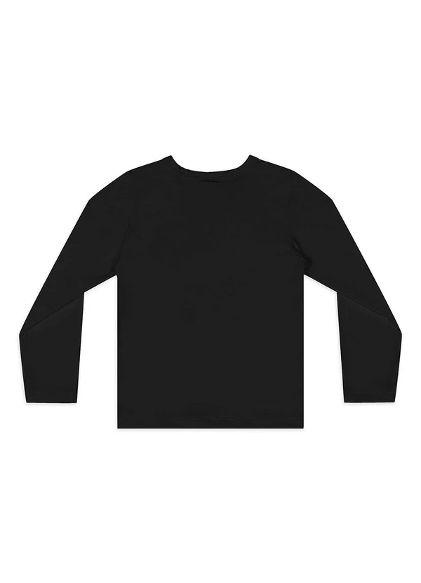 Quimby - Camiseta Térmica Infantil Unissex Preto 4