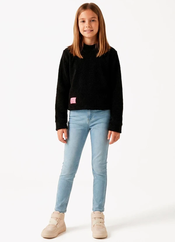 Marisol - Casaco Infantil Feminino Preto 3