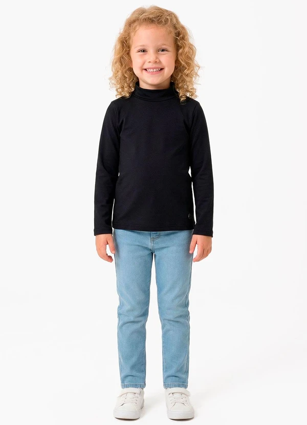 Marisol - Casaco Infantil Feminino Preto 8