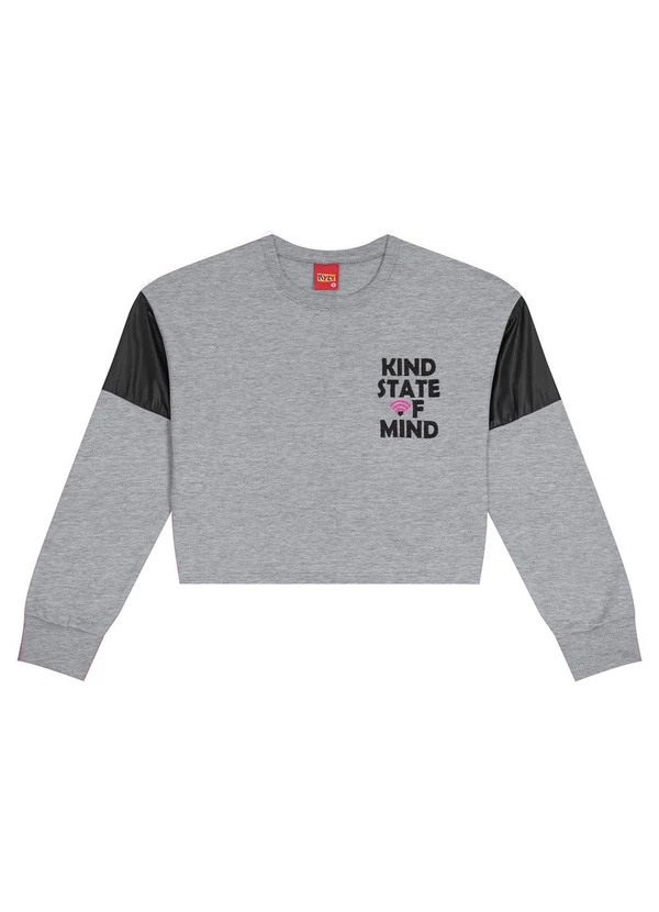 Kyly - Casaco Infantil Menina Cinza