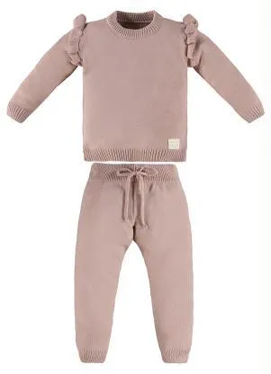 Up Baby - Conjunto Infantil Menina Blusão e Calça Rosa - UP BABY