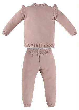 Up Baby - Conjunto Infantil Menina Blusão e Calça Rosa - UP BABY