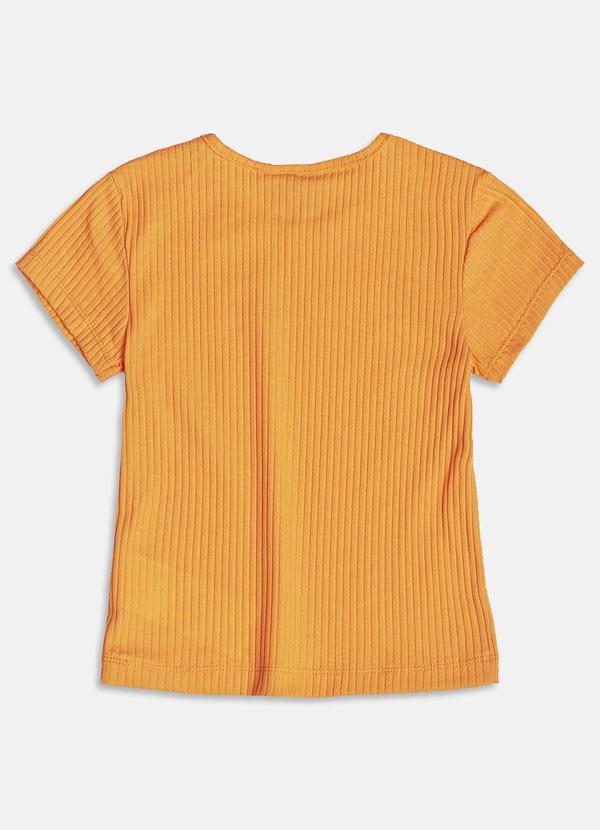 Momi - Blusa Canelada Básica Laranja Laranja 2