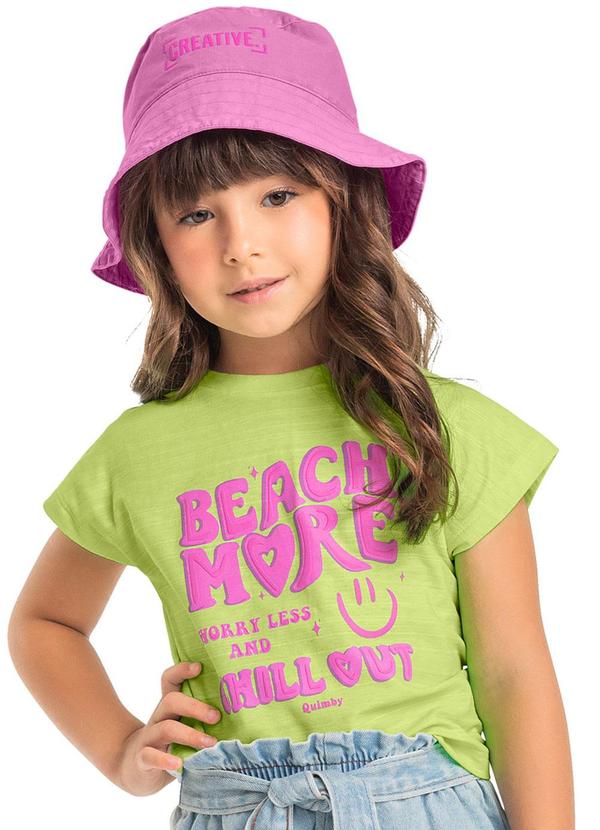 Quimby - Blusa Estampada Menina Infantil Verde