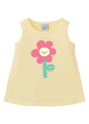 Malwee Kids - Blusa Evasê Sorvetes com Amarelo Claro - MALWEE KIDS
