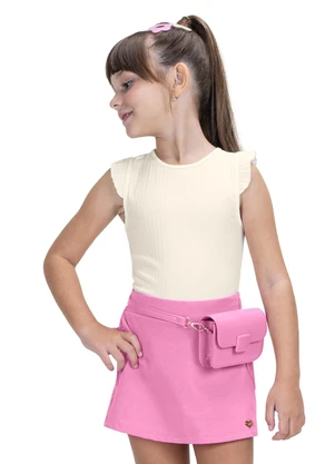 Trick Nick - Blusa Infantil Menina Ribana Bege - TRICK NICK