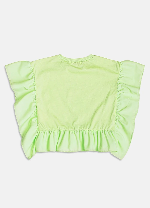 Momi - Blusa Lima com Babados Verde 7