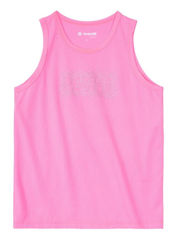 Brandili - Blusa Regata Infantil Menina Active Rosa 3