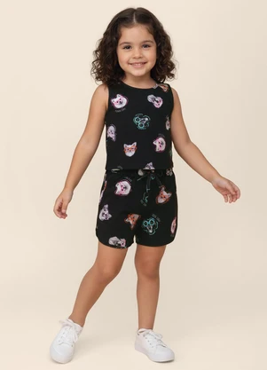 Malwee Kids - Blusa Spitz Alemão Preto - MALWEE KIDS