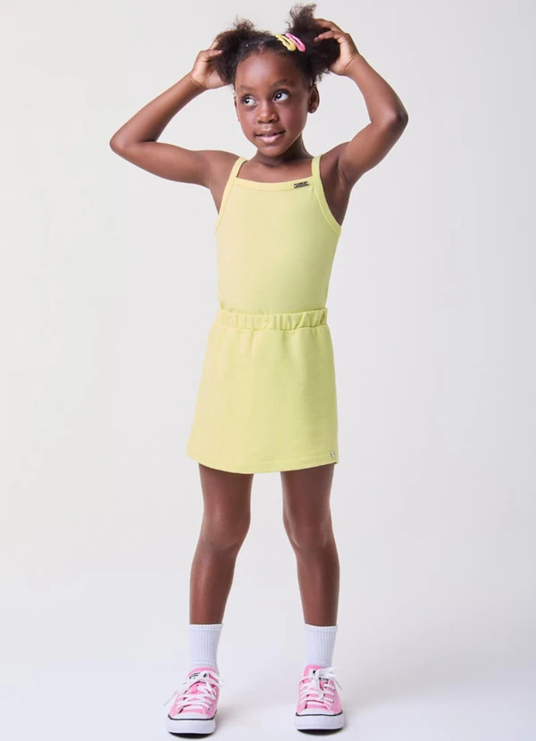 Bimbi - Regata Básica Amarelo Manteiga de Alça Amarelo 2