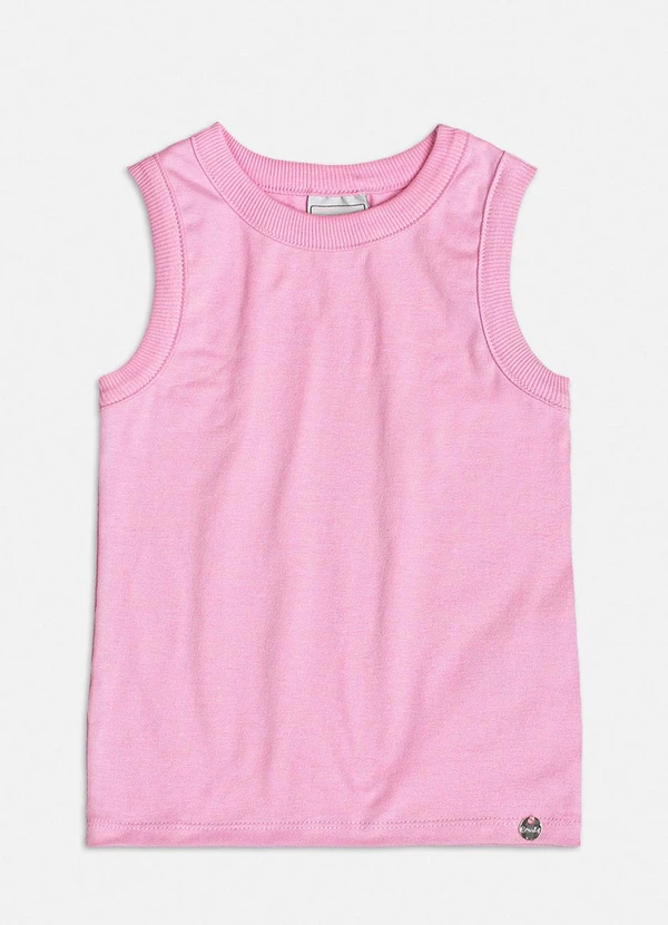Bimbi - Regata Básica Canelada Rosa Baby Rosa