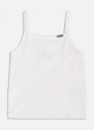 Bimbi - Regata Básica Off White de Alça Off White - BIMBI