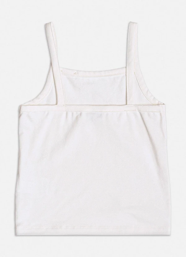 Bimbi - Regata Básica Off White de Alça Off White 2