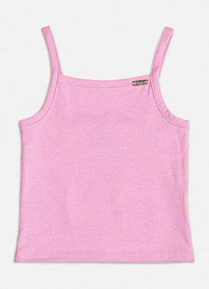 Bimbi - Regata Básica Rosa Baby de Alça Rosa - BIMBI