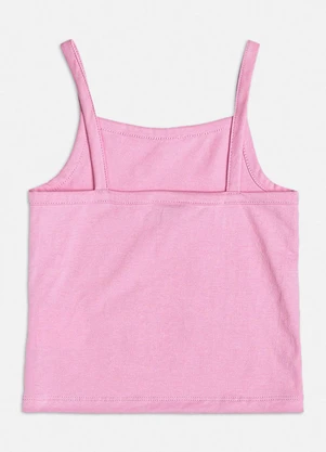 Bimbi - Regata Básica Rosa Baby de Alça Rosa - BIMBI