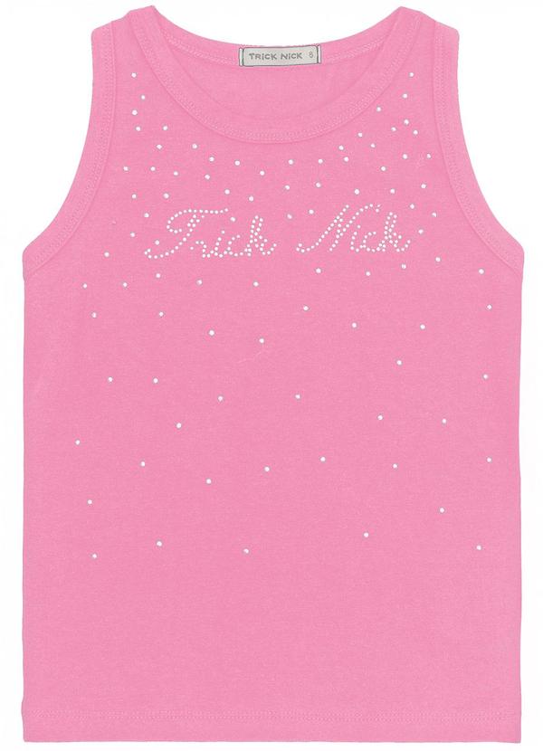 Trick Nick - Regata Feminina em Cotton Leve Rosa
