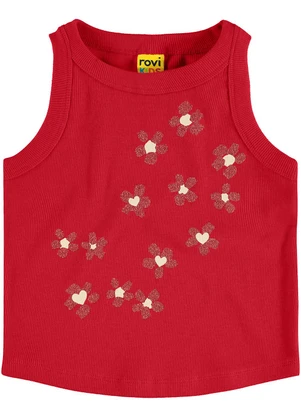Rovi Kids - Regata Infantil Feminina Ribana Vermelho - ROVI KIDS