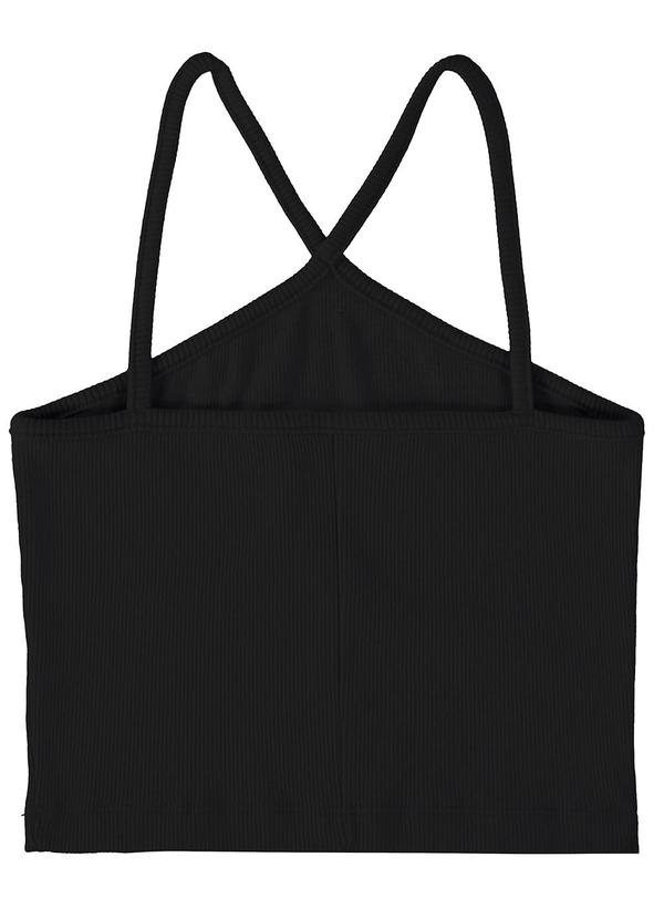 Gloss - Top Cropped Básico Infantil Preto 2