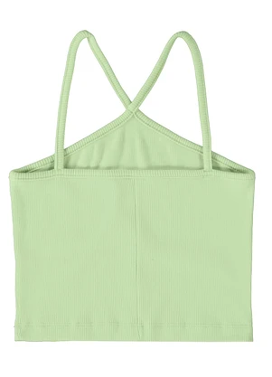 Gloss - Top Cropped Básico Infantil Verde - GLOSS