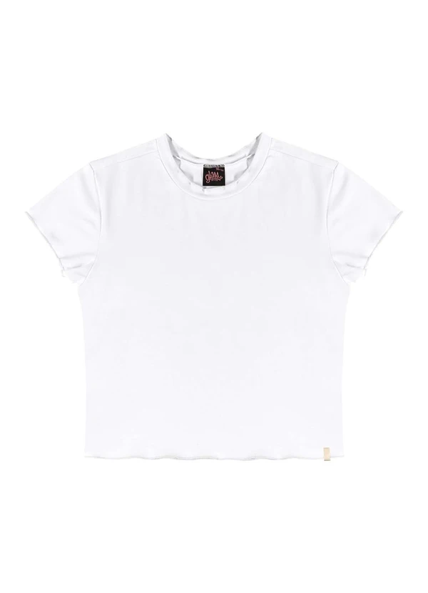 Gloss - Blusa Básica Juvenil para Menina Branco
