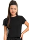 Gloss - Blusa Básica Juvenil para Menina Verde - variação: Preto