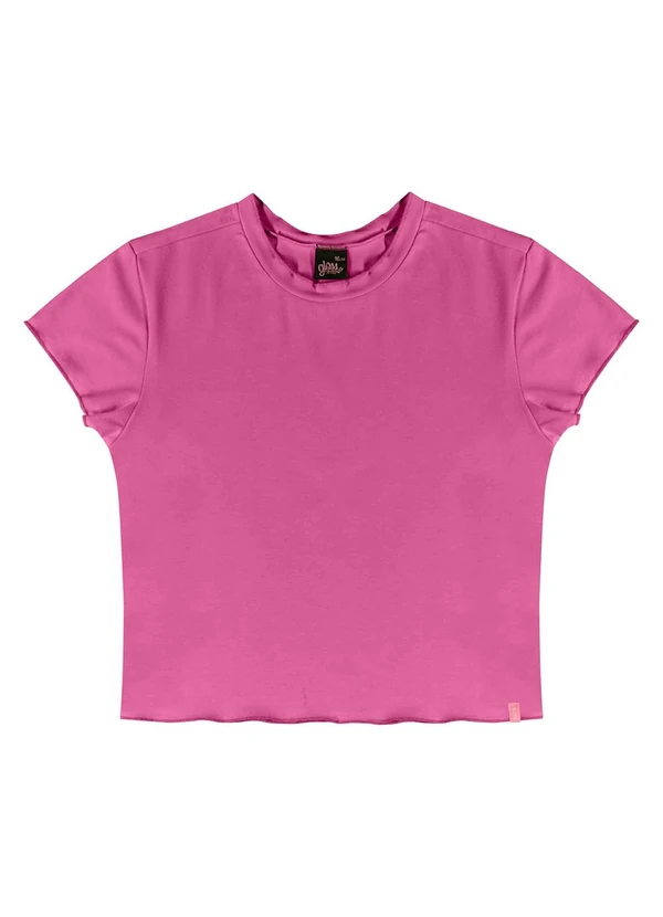 Gloss - Blusa Básica Juvenil para Menina Rosa