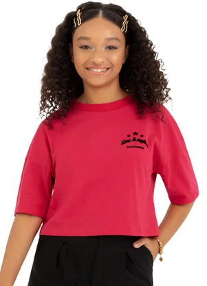Malwee Kids - Blusa Box Los Angeles Teen Rosa Escuro - MALWEE KIDS