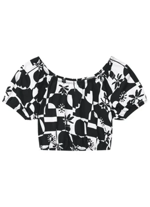 Amora - Blusa Box Teen Menina Preto - AMORA