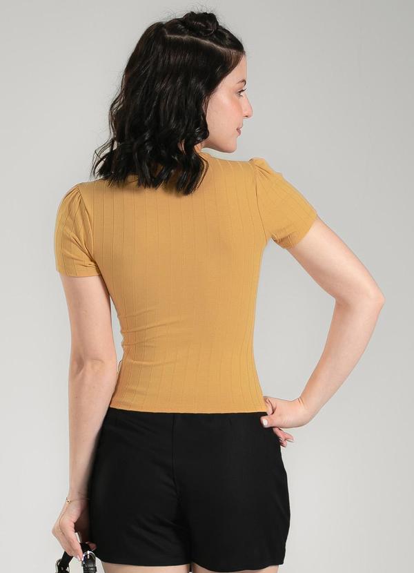 Cativa Teen - Blusa Canelada Caramelo 2