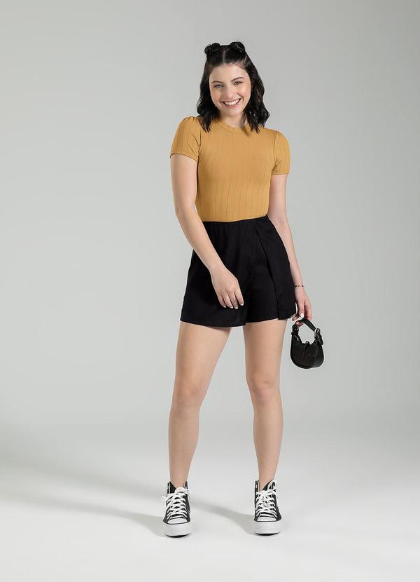 Cativa Teen - Blusa Canelada Caramelo 3