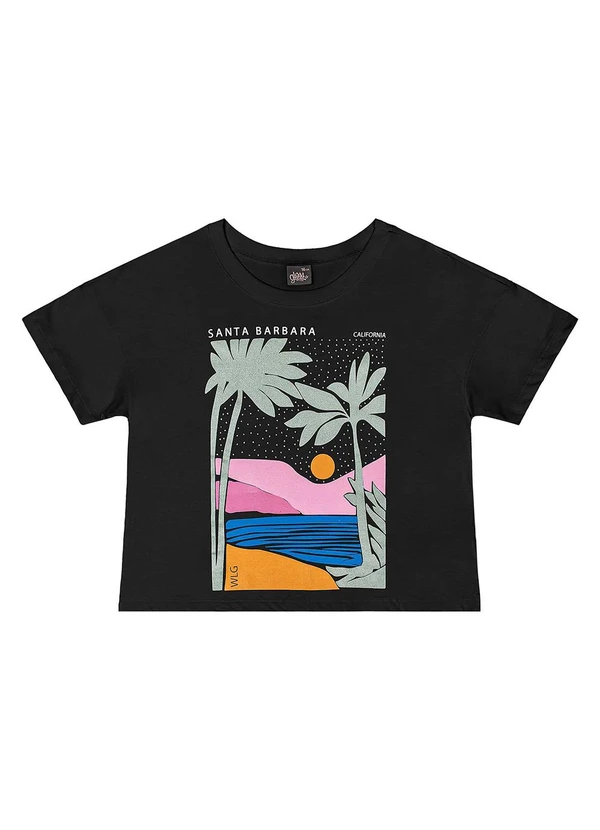 Gloss - Blusa com Strass Juvenil Preto 3