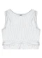 Malwee Kids - Blusa Cropped Cut Out Teen Branco - variação: Branco