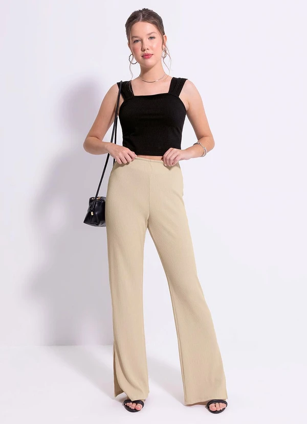 Cativa Teen - Blusa Cropped em Cotton Preto 3