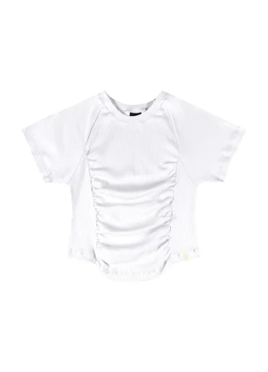 Gloss - Blusa Cropped Juvenil Branco - GLOSS