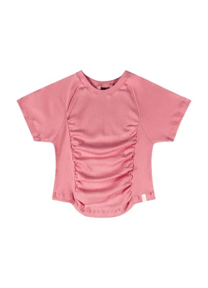 Gloss - Blusa Cropped Juvenil Rosa - GLOSS