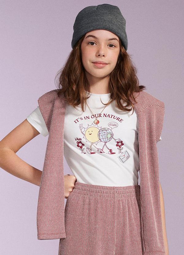 I Am - Blusa Cropped Off White I Am