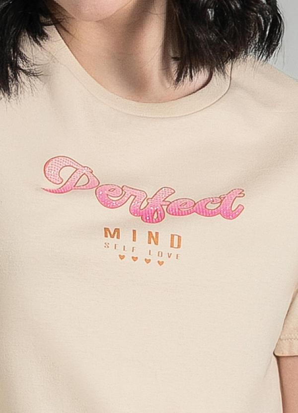 Cativa Teen - Blusa em Algodão Bege 3