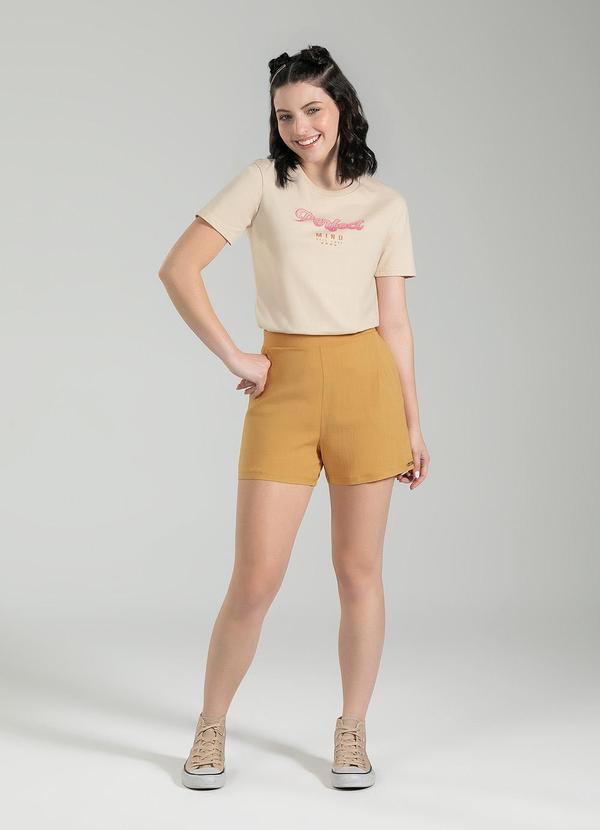 Cativa Teen - Blusa em Algodão Bege 4