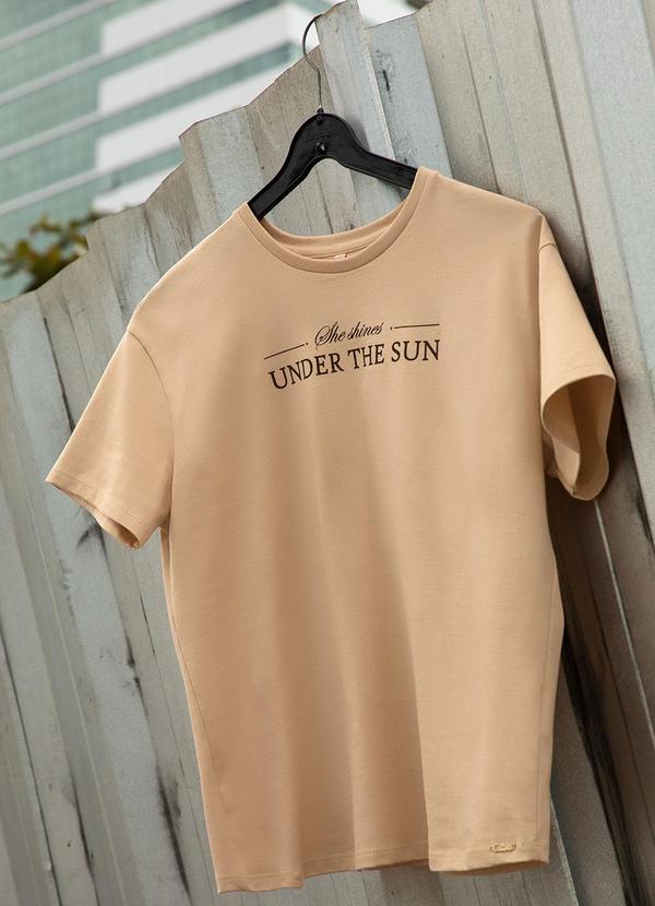 Cativa Teen - Blusa em Algodão Bege 2