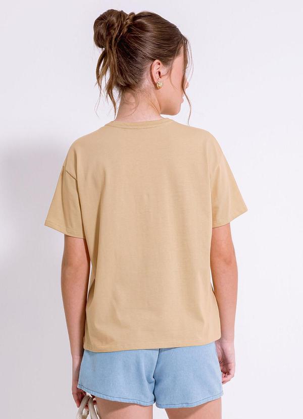 Cativa Teen - Blusa em Algodão Bege 4