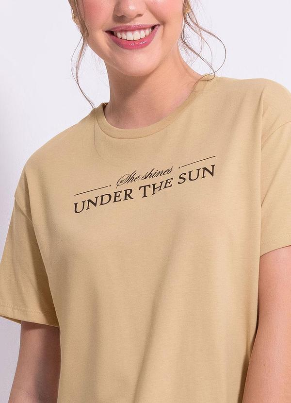 Cativa Teen - Blusa em Algodão Bege 5