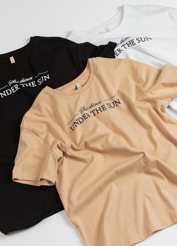 Cativa Teen - Blusa em Algodão Bege 6