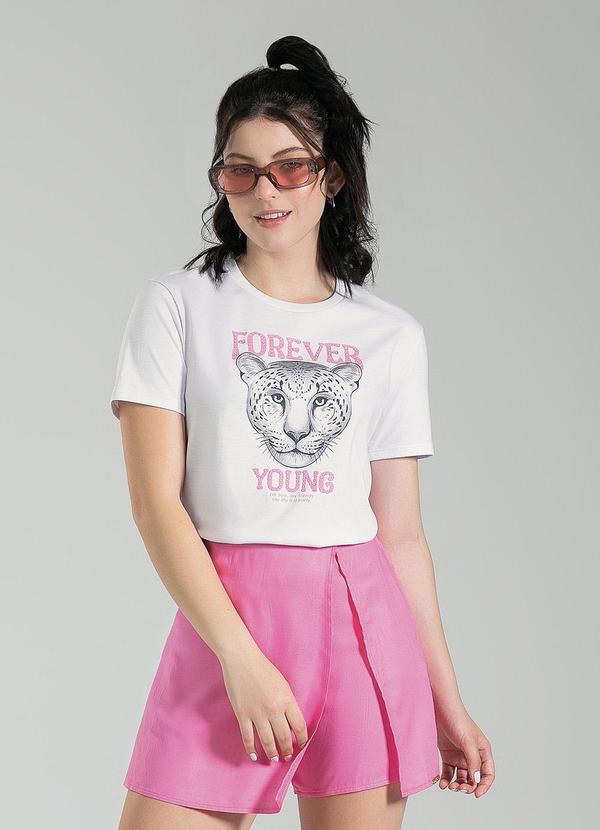 Cativa Teen - Blusa em Algodão Branco 1